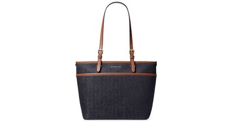 michael kors winston tote|michael kors denim tote.